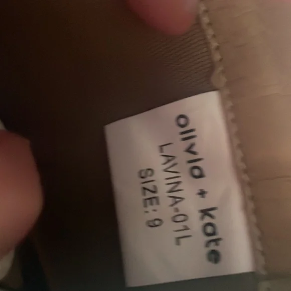 Olivia Kate Side Zipper Faux White Leather Buckle & Rivet Booties Size 9 NEW - Picture 5 of 5